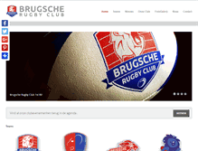 Tablet Screenshot of brugserugbyclub.be